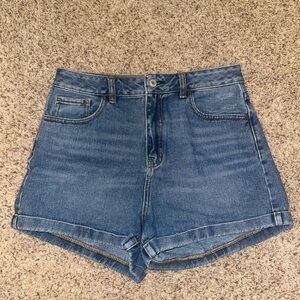 PacSun Blue Jean Mom Shorts